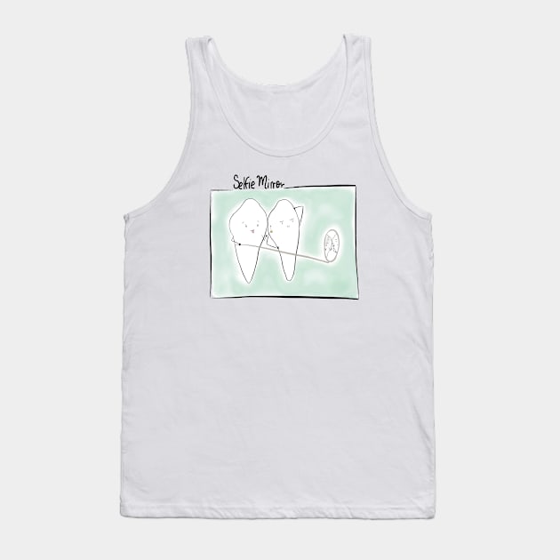 Selfie Mirror Tank Top by Happimola